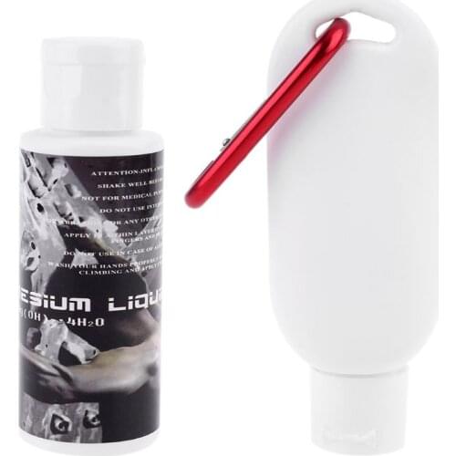E9LE 50ml Liquid Chalk Sports Magnesium Powder Anti Slip Cream for Rope Fitness Suspension Fat Grip Weight Lifting Gym