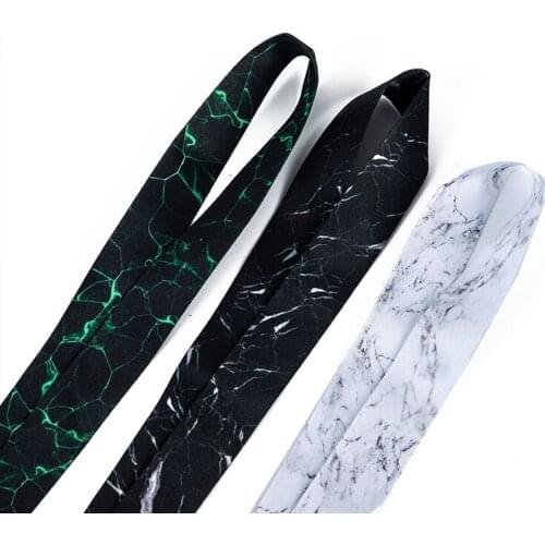 1pc Marbling Lanyard Badge Holder Lanyard for keys Whistle Camera Phone Neck Strap