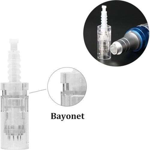 10/30/50p Bayonet Cartridge Needle for Derma Pen Dr.Pen N2 M7 M5 Microneedles 3 5 7 9 12 24 36 42pin Nano Round MTS PMU Tattoo