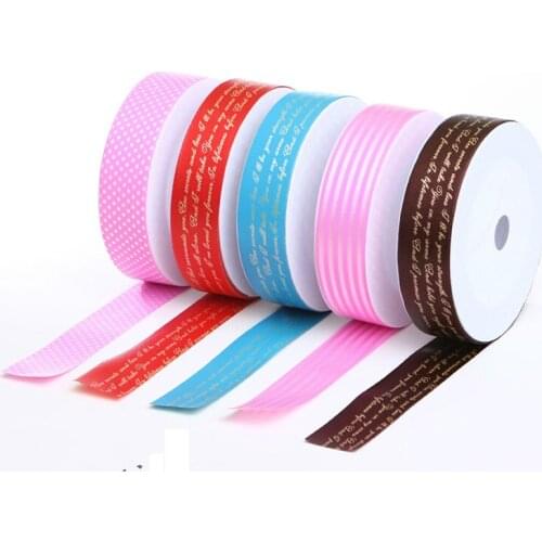 45 meters/Lot 30mm Printed Handmade English Design Ribbon For DIY Crafts Gift packaging flowers&cake decoration supplies ribbon