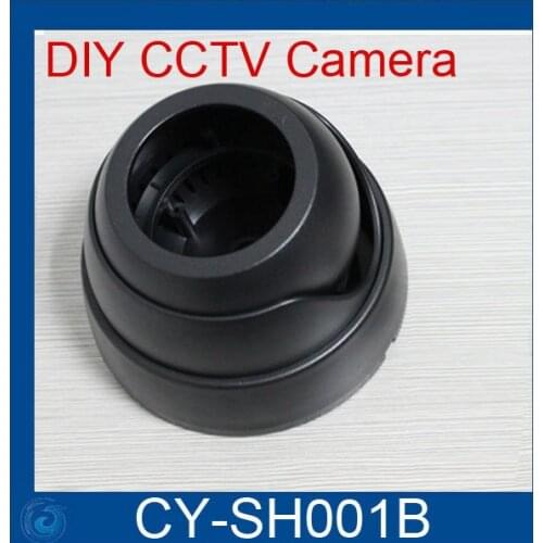 Free Shipping CCD Dome CCTV Camera Round Plastic Housing Cover Case