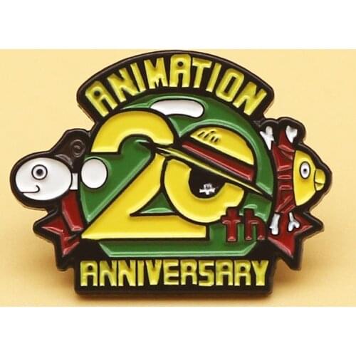 Dear-you ONE-PIECE 20th Anniversary Metal Badge Souvenir Anime Peripheral Cartoon Brooch Anime Accessories