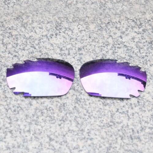 E.O.S Polarized Enhanced Replacement Lenses for Oakley Jawbone Vented Sunglasses - Violet Purple Polarized Mirror