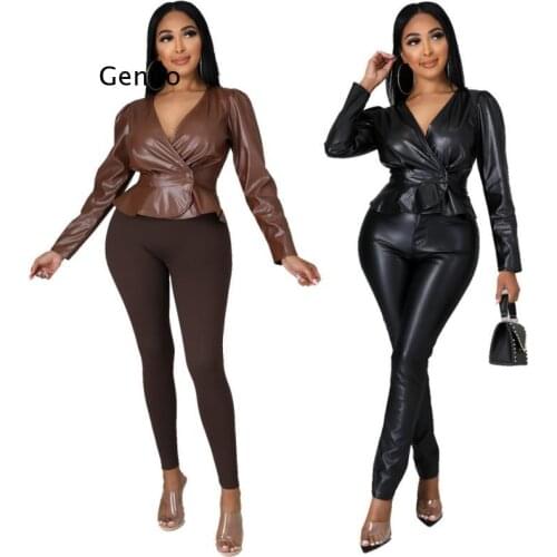 Женские зимние кожаные куртки Genuo China At AliExpress