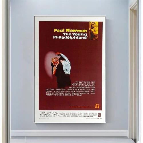 CP1161 The Young Philadelphians Classic Hot Movie Print Silk Fabric Poster Indoor Wall Art Decor Gift