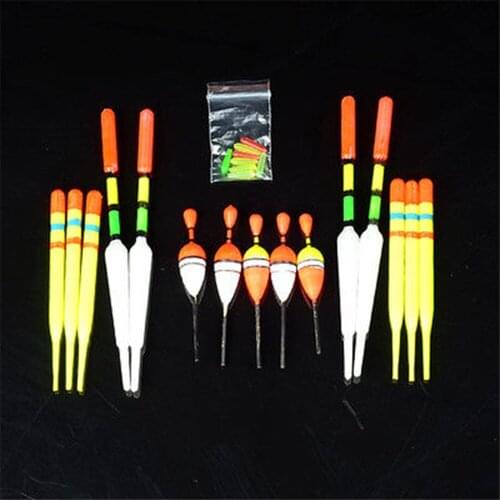 Box Drift Sizes Fishing Bobbers Slip Tubes 15 Pcs New Assorted Sizes Fishing Floats Bobbers Slip Drift Tubes Indicator Box