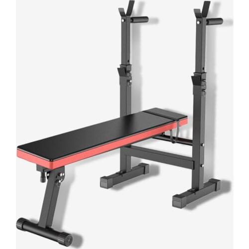 Multifunctional Weight Bench Weight Training Bench Barbell Rack Household Gym Workout Dumbbell Fitness Exercise Equipment