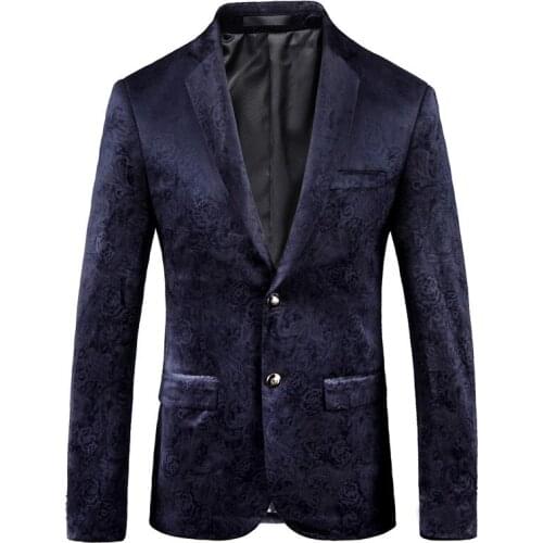 Fashion Show Mens Suit Long Sleeves Suit Jacket 2021 Men Fashion Week Slim Blazer Jacket Casual Party Two Button Coat