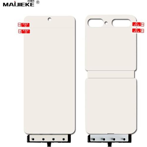 Soft front Back TPU Hydrogel Film For Samsung Galaxy Z Flip ZFlip 6.7" Front Slim Full Cover Explosion-proof Screen Protector