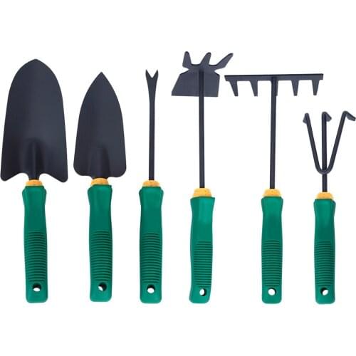 Metal 6PCS/Set Gardening Tool Set for Digging Planting Gardening Kit for Digging Planting Garden Tools Sets Bonsai Tool