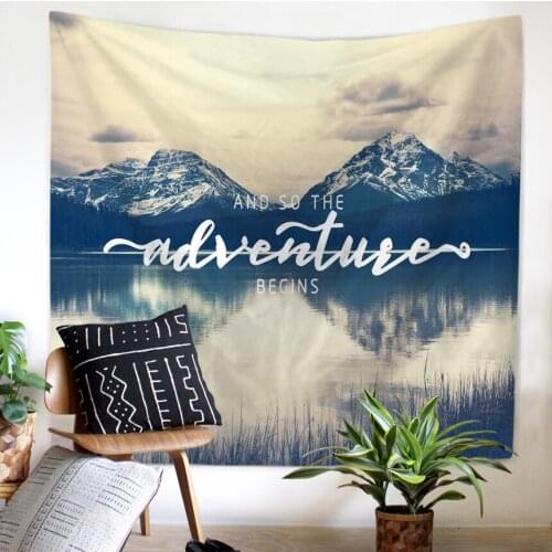 Wall Hanging Scenery Tapestry 150*130cm and 200*150cm Cover Beach Towel Throw Blanket Picnic Yoga Mat Home Decoration Textiles