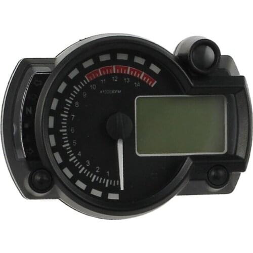 New LCD Digital Backlight Motorcycle Odometer Speedometer Tachometer MPH Gauge