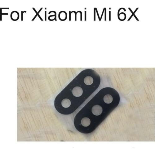 Original New For Xiaomi Mi 6X 6x Rear Back Camera Glass Lens For Xiaomi Mi 6 X 6 x Repair Spare Parts XiaomiMi6X