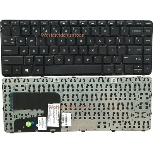 Reboto Original English Version Laptop Keyboard for HP Pavilion 14-N US Layout with Frame 740102-001 Brand New High quality