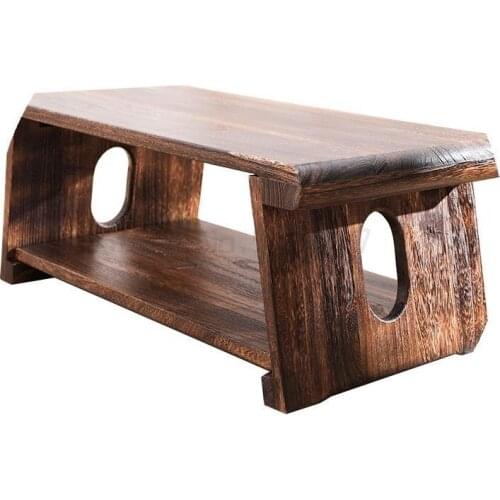 Multi Folding Wooden Japanese Tea Table For Living Room Furniture Low Modern Minimalist Compact Tatami Coffee Folding Table Wood