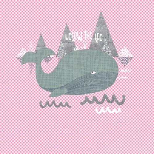 Cartoon Whale Fish Iron on Patches For DIY Heat Transfer Clothes T-shirt Thermal transfer stickers Decoration Printing