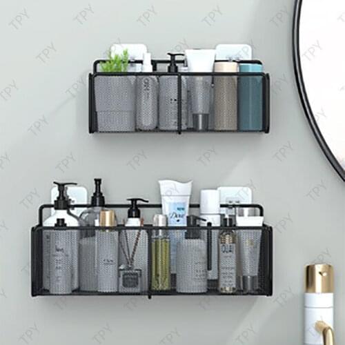 Bathroom Transport Drilling Storage Corner Bathroom Wash Shelf Toilet Rack Wall Suction Tripod Kitchen Wall Hanging Storage