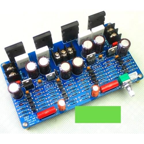 KYYSLB 100W*2 HIFI High-power Amplifier Fever Tube Fully Symmetrical Discrete Components 2.0 Channels Amplifier Board Parts