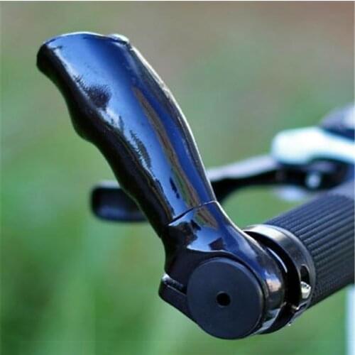 WEST BIKING Aluminum Alloy Horns Black Cycling Bicycle Handlebar Bar End Grip Ultralight Rubber Road Handlebar Grips For Bicycle