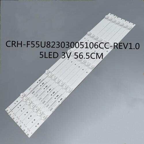 10PCS/LOT 55INCH HI QUALITY LED STRIP LQ55AL88Y51 LQ55AL88Y81 CRH-F55U82303005106CC-REV1.0 E225LED 3V 56.5CM