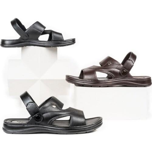 2021 New Summer Classic Mens Sandals Round Toe Breathable Open Toe Beach Mens Sandals Casual Mens Dual-use Drag Sandals