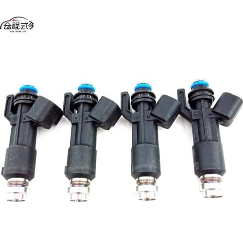 4x Flow Matched Fuel Injector 28233506 For Chevrolet 2000-2016 (4pcs) engine fuel injector Aluminum Car Accessories