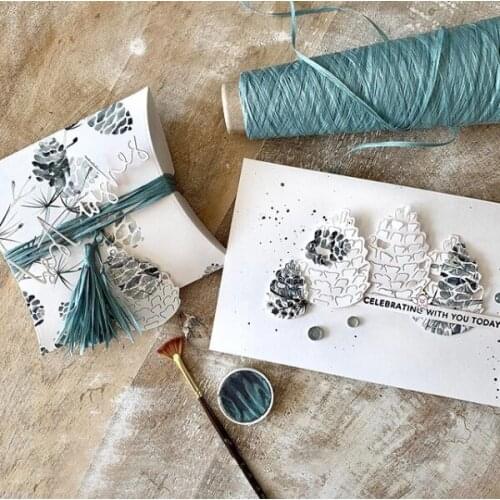 2Pcs New Nut decoration Metal Cutting Dies Stencils DIY Scrapbooking Paper/photo Cards Embossing Dies