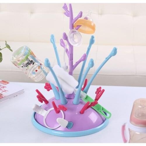Kid Portable Drying Rack Baby Bottle Dryer Stand for Bottles Drainer Bottle Holder For Feeding Drying Cup Rack For Babies Bottle