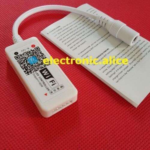 Hot DC9V-12V 16million colors mini Wifi LED RGB 192w Controller smartphone L25*W22*H9mm