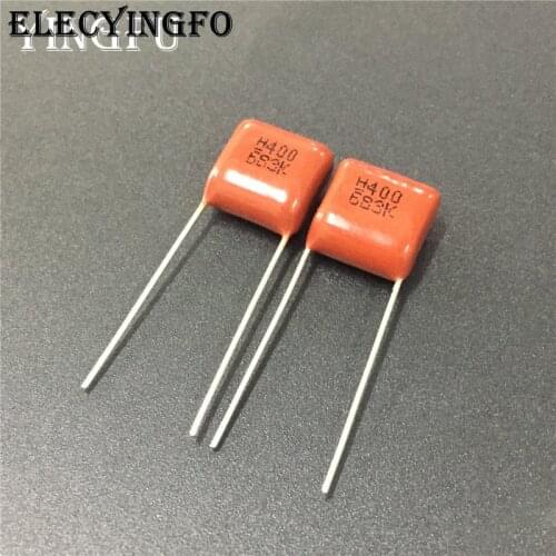 10pcs CBB capacitor 683 400V 683K 0.068uF 68nF P10 CBB21 Metallized Polypropylene Film Capacitor