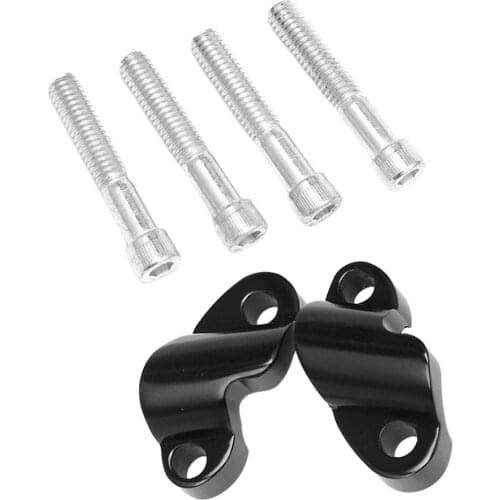 Motorcycle Aluminum Handlebar Riser Kit for Harley Sportster 1200X Black