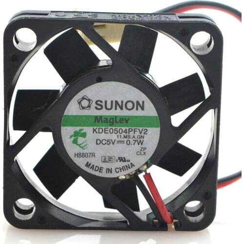 New Original 5V 0.7W KDE0504PFV2 4cm 4010 Suspension Charger Mute Fan