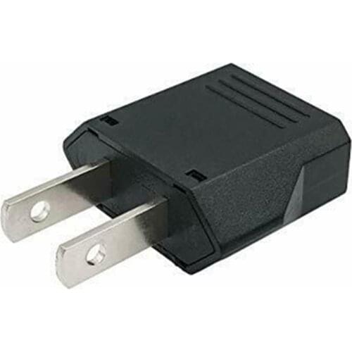 European to American Outlet Plug Adapter Electrical Travel Power Tool Converter