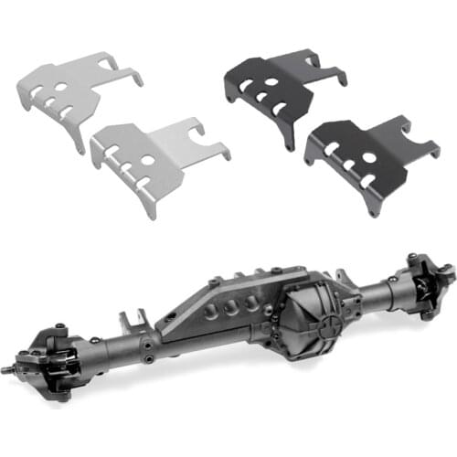 RC Car Metal Axle Pumpkin Protector Front Rear Axle Armor Skid Plate for 1/10 RC Crawler Axial Wraith AX90018 RR10 Yeti AR60