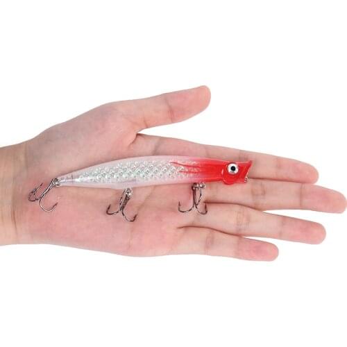Minnow Fishing Lures 11cm 13g Popper Bait Artificial Hard Bait Topwater Sea fishing Wobblers pike perch Fishing Tackle 2020