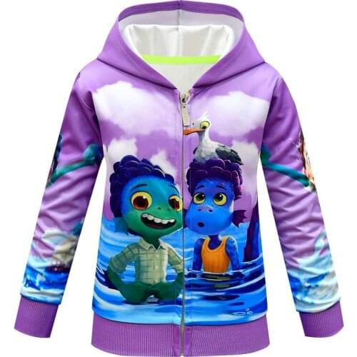 Spring and Autumn Girls luca Jacket Boys and Girls Outing Clothes Jacket Hoodie Children outwear girl baby coat 2-10Y