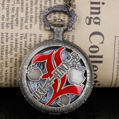 Steampunk Vintage Death Quartz Pocket Watches Men Retro Machinery Women Pendant Necklace Relogio De Bolso CF1063