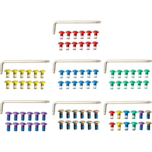 12pcs bicycle disc brake disc screw road bike repair T25 screw