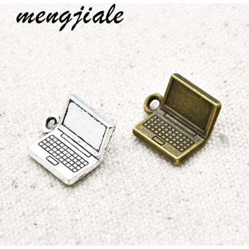 20pcs Hot Sell Wholesale Zinc Alloy Metal 3D Book Charms For Jewelry Accessories Making 15*13mm