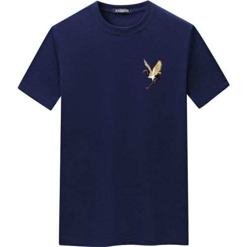 2021 New Summer Plus Size Loose Fat T-shirt European American Simple Casual Cheap Round Neck Men Short Sleeve Top Free Shipping