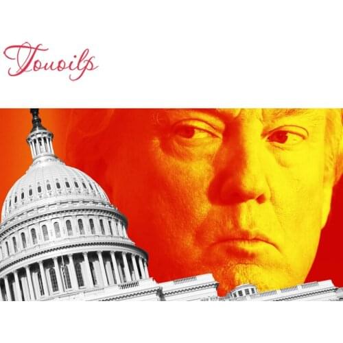 TOUOILP US President Trump 5D Diamond Painting Full Square/Round Drill 3D Embroidery Cross Stitch Mosaic Home Decor