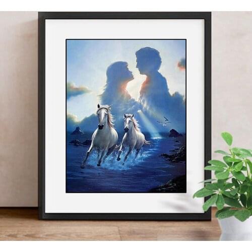 Diamond Mosaic"Landscape"Full Square Crystal Home Decor,Diamond Embroidery Love Needlework Cross Stitch Kits Craft Gift