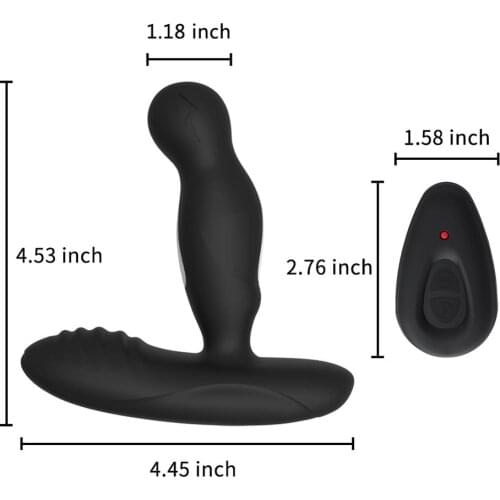 Anal Vibrator Electric Shock Pulse Male Prostate Massager Sex Toy For Men Butt Plug Remote Control SM Gay G-Spot Masturbator