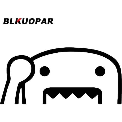 BLKUOPAR for Domo-Kun Car Stickers Vinyl Decals Motorcycle Helmet Windshield Waterproof Surfboard Sunscreen Custom Printing