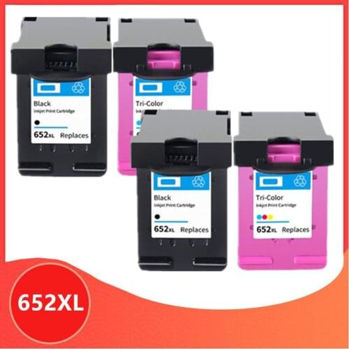 4PC Compatible 652XL 652 ink cartridge replacement for HP 652 XL for HP652 Deskjet 1115 1118 2135 2136 2138 3635 3636 3835 4535