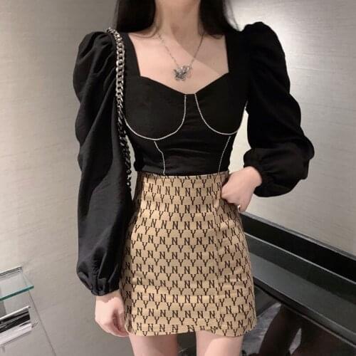 Cheap wholesale 2021 spring summer autumn new fashion casual ladies work women Blouse woman overshirt female OL Vy9433