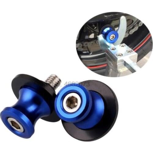 By DHL or Fedex 50pair M6 Motorcycle accessories Swingarm Spools slider stand screws for yamaha 2003 -2016