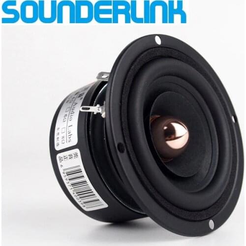 2PCS/LOT Audio Labs 3" HiFi Full Range speakers audio monitor raw tweeter middle subwoofer driver kapton bullet arrow head