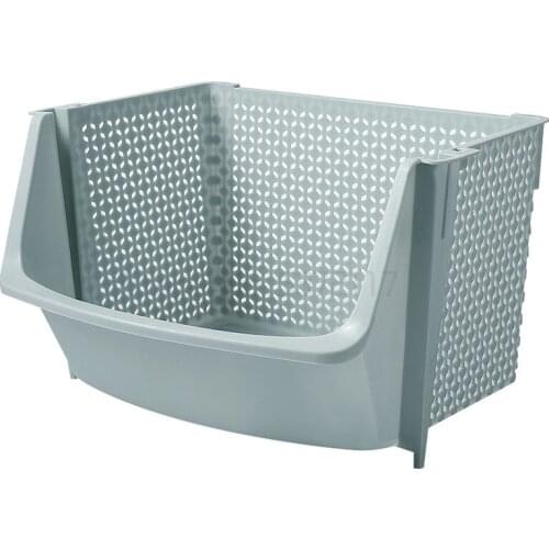 Creative vegetable storage basket can be overlapped kitchen shelf basket household plastic vegetable basket storage basket