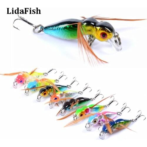 LIDAFISH Brand Fishing Lures Soft Lure Wobblers 3.4g Artificial Bait Fishing Lure Sea Bass Carp Fishing Lures Tackle